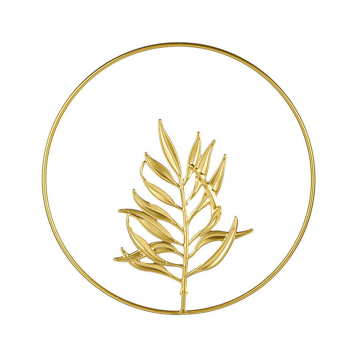Gold Metal Wall Art for Elegant Nordic Interior Decor