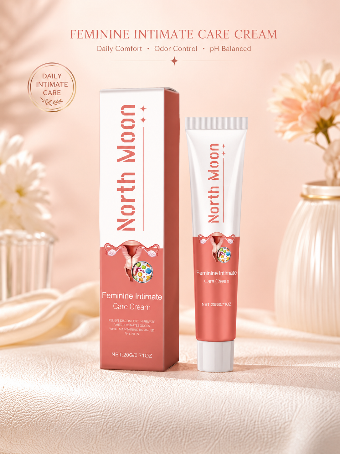 Feminine Intimate Care Cream — Soothing pH-Balanced