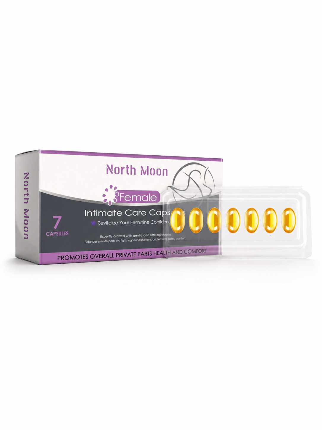 North Moon Intimate Care Capsules – Comfort & Balance