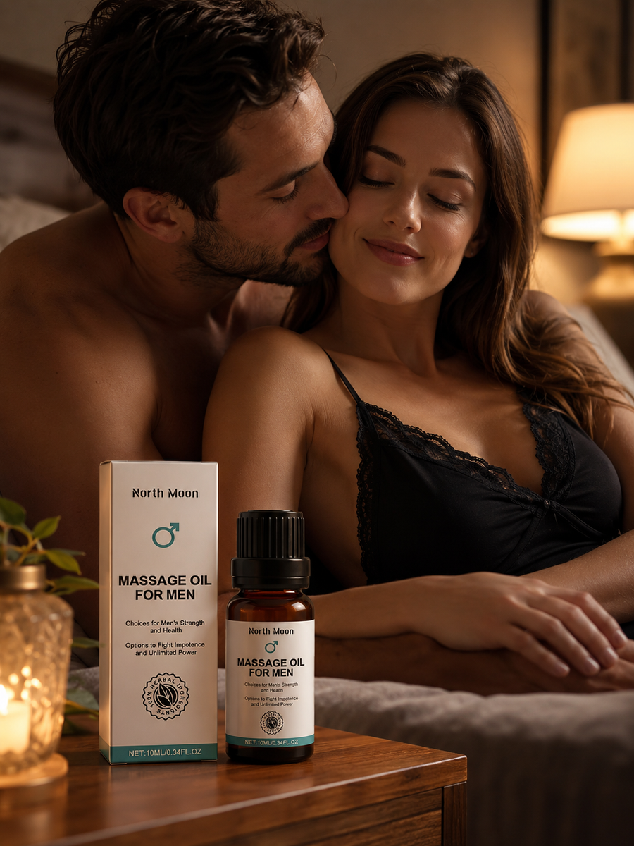 Massage Oil for Men — Natural Herbal Support for Sexual