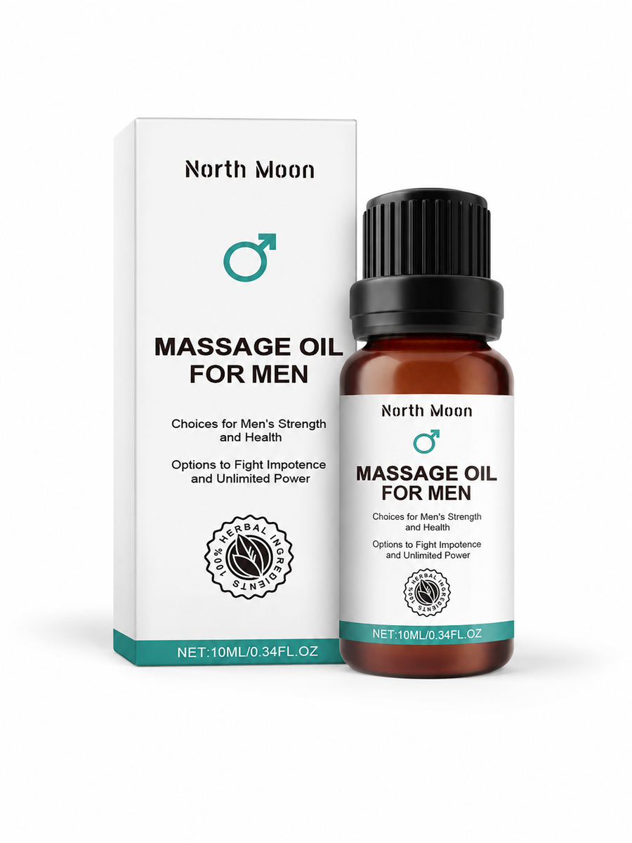 Massage Oil for Men — Natural Herbal Support for Sexual