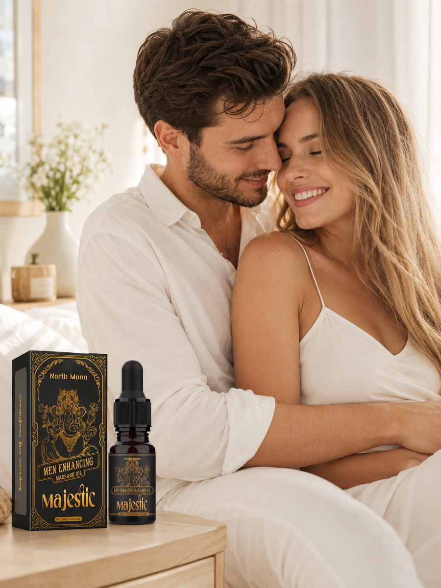 Men's Enhancing Massage Oil — Vitality & Confidence
