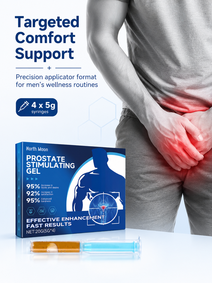 North Moon Men's Herbal Treatment Gel | 4-Pack Syringe