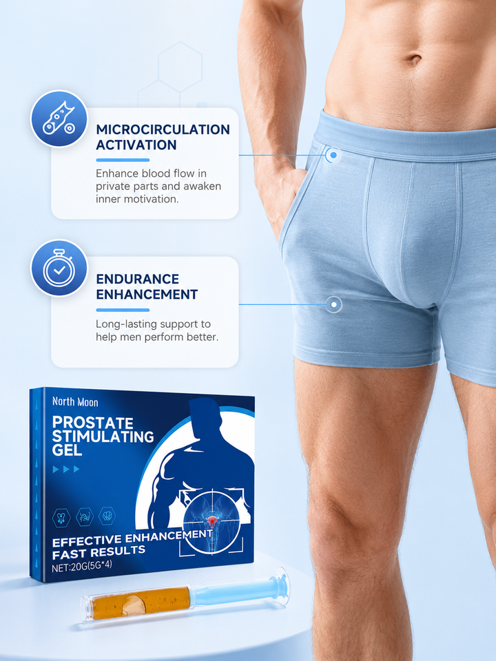 North Moon Men's Herbal Treatment Gel | 4-Pack Syringe
