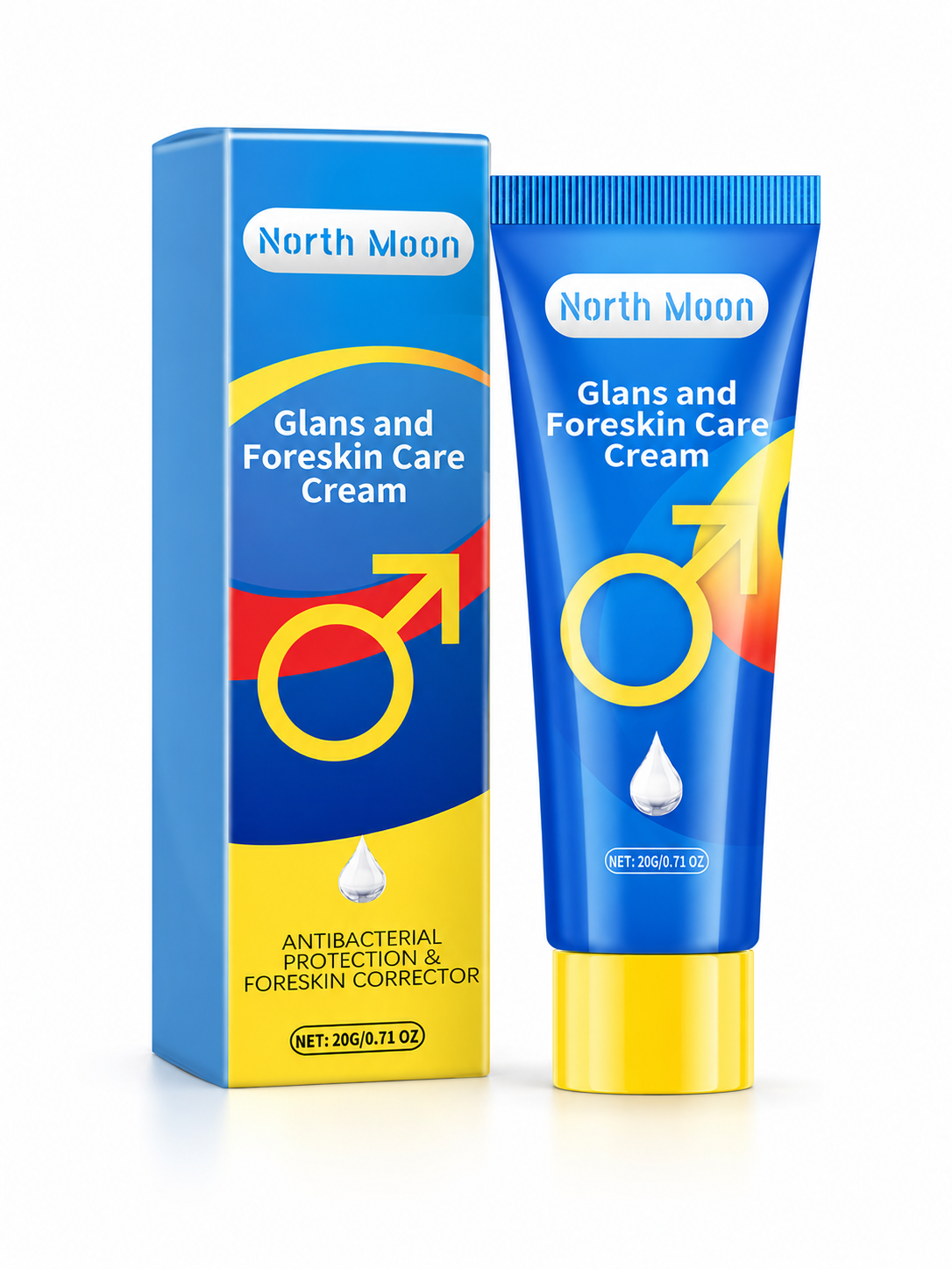 Men's Intimate Care Cream — Antibacterial & Soothing Relief