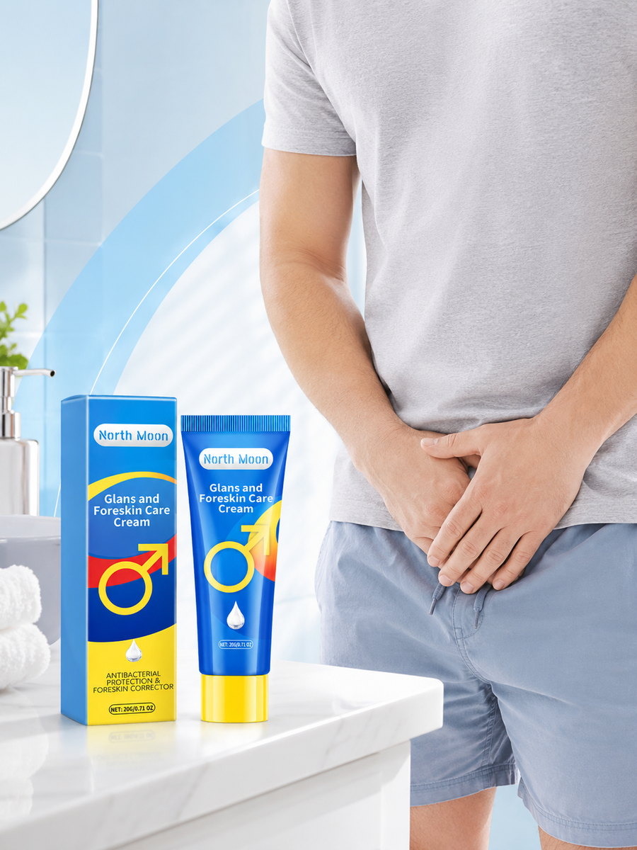 Men's Intimate Care Cream — Antibacterial & Soothing Relief