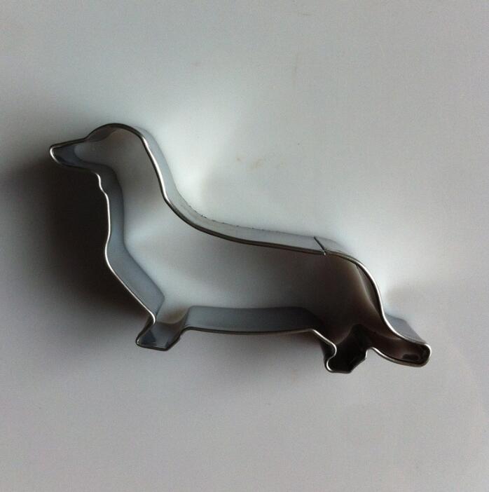Dachshund Cookie Cutter Stainless Steel, Dishwasher Safe