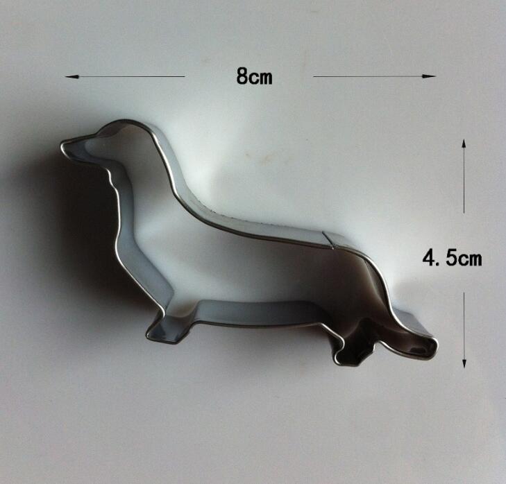 Dachshund Cookie Cutter Stainless Steel, Dishwasher Safe