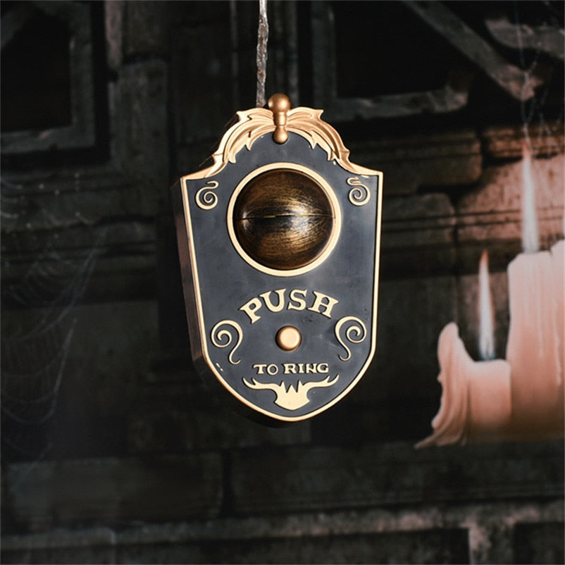 Rotating Eyeball Halloween Doorbell Door Decoration