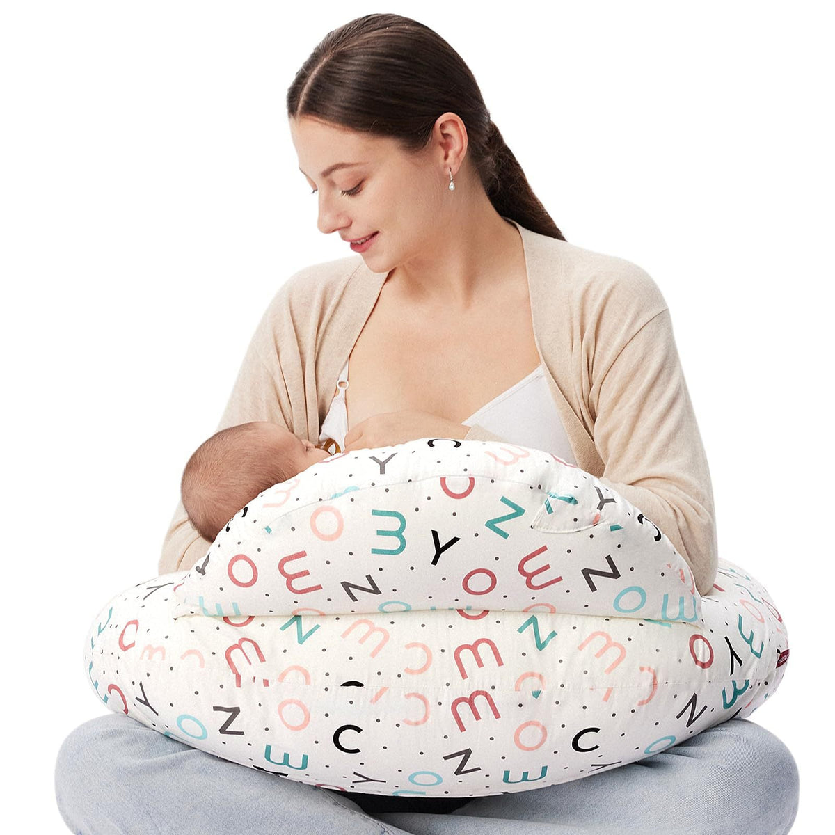 Nursing Pillow for Breastfeeding and Baby Feeding Support