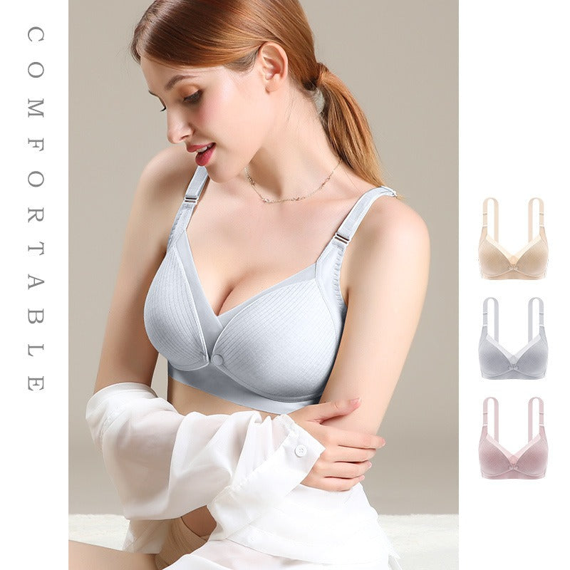 Seamless Nursing Bra Front-Open Daily Comfort Support