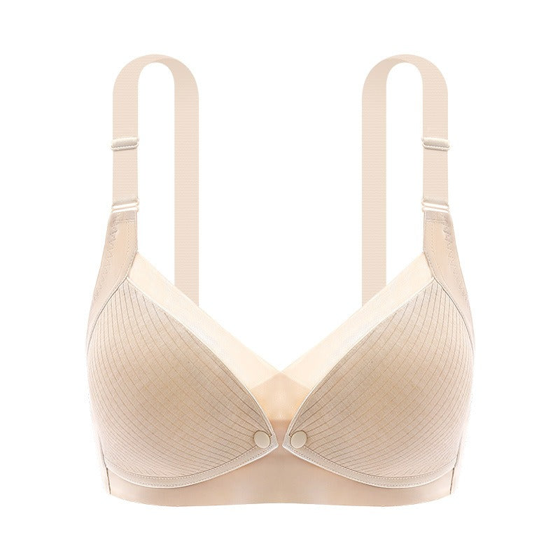 Seamless Nursing Bra Front-Open Daily Comfort Support