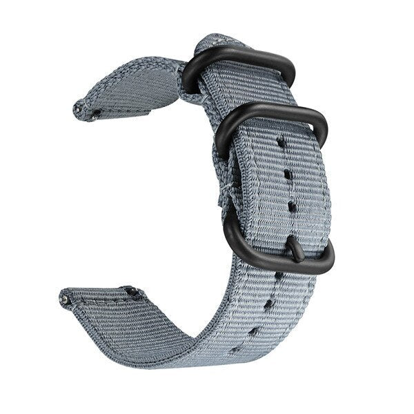 Woven Nylon Canvas Watch Band for Amazfit & Samsung Gear