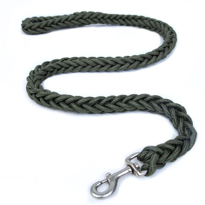 Nylon Dog Leash for Large Dogs | Eight-Strand Rope