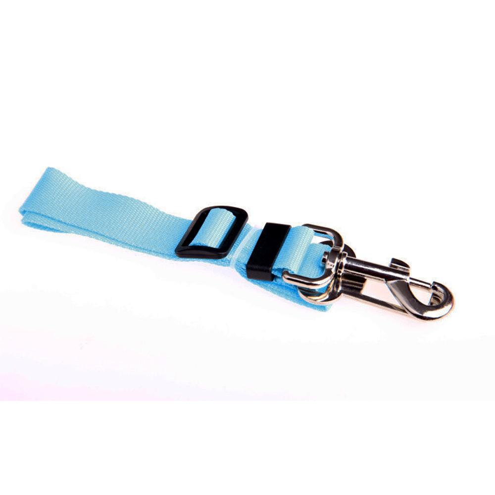 Nylon Dog Car Seat Belt Leash with Chrome Swivel Snap