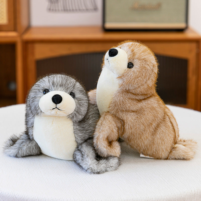 Sea Lion Plush Toy for Cozy Ocean-Themed Bedroom Decor
