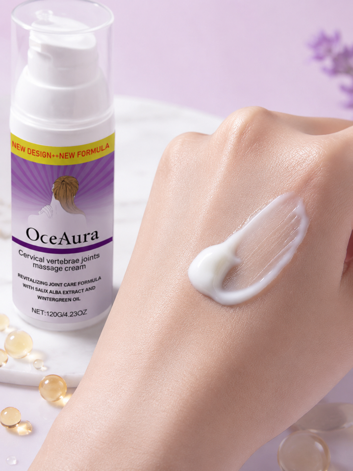 OceAura Neck & Shoulder Massage Cream — 120g