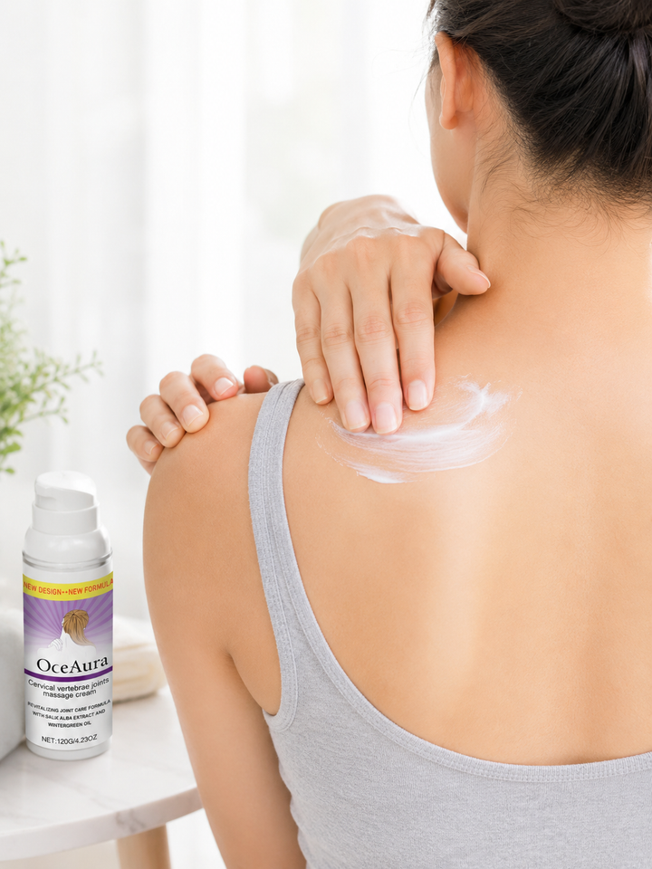 OceAura Neck & Shoulder Massage Cream — 120g