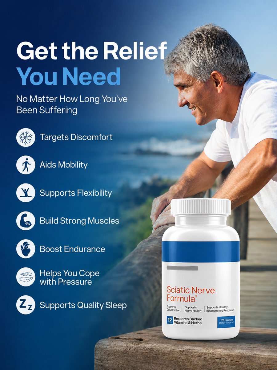 Sciatic Nerve Relief Capsules — Homeopathic Comfort