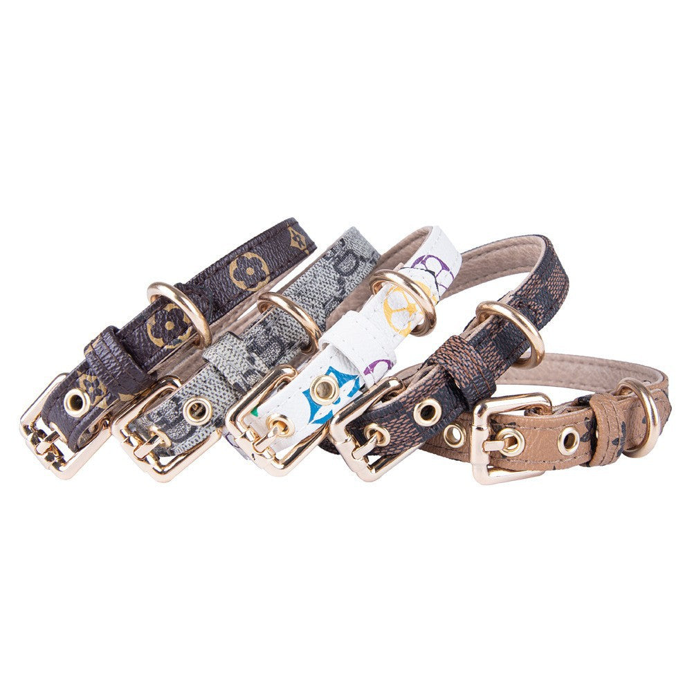 Designer Pet Collar and Leash Set for Polished Walks