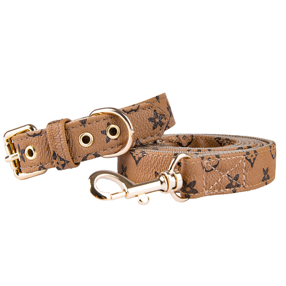 Designer Pet Collar and Leash Set for Polished Walks