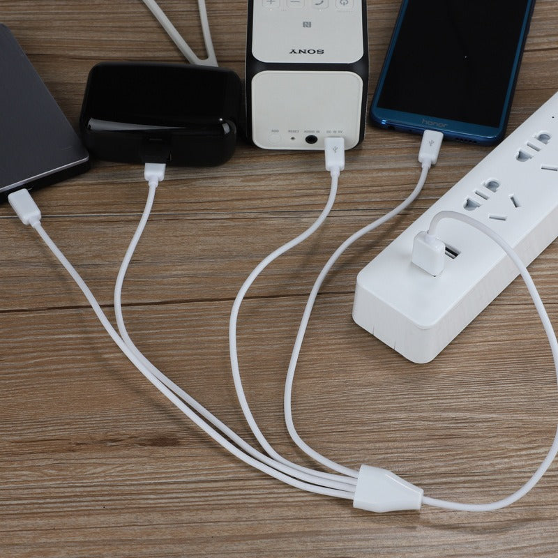 Micro USB 4-Port Multi Charging Cable for Android Phones