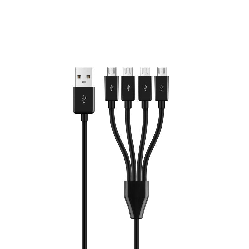 Micro USB 4-Port Multi Charging Cable for Android Phones