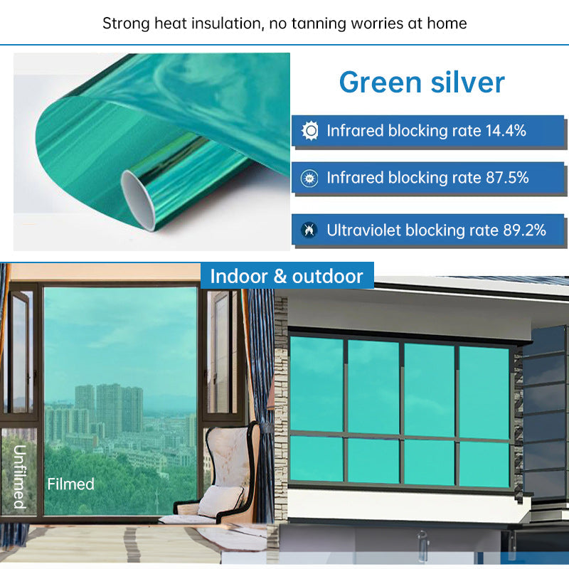 One-Way Window Privacy Film for UV and Heat Control