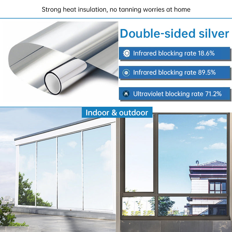 One-Way Window Privacy Film for UV and Heat Control