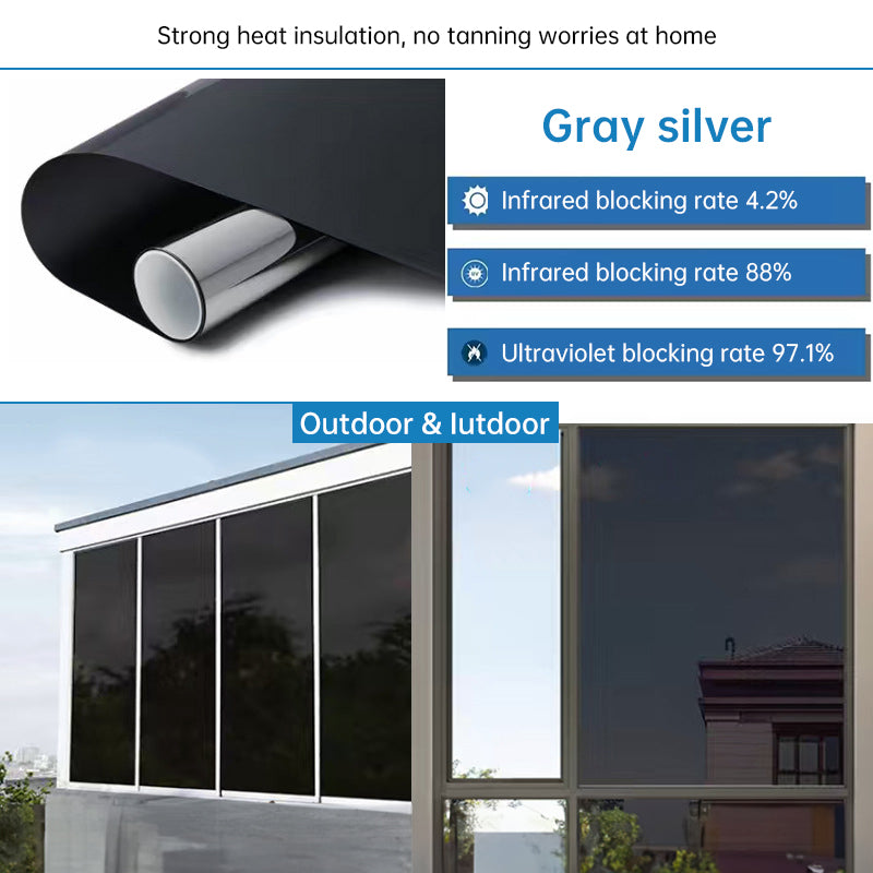 One-Way Window Privacy Film for UV and Heat Control