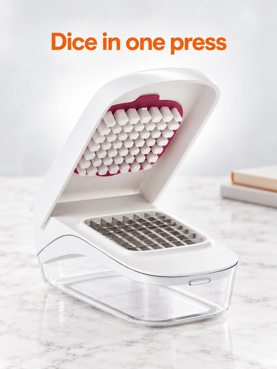 Onion Chopper: Dice Vegetables in One Press