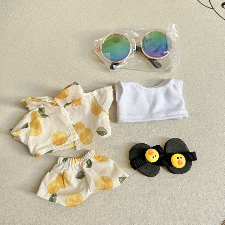 Labubu Outfit Set for Colorful Beach & Party Photos