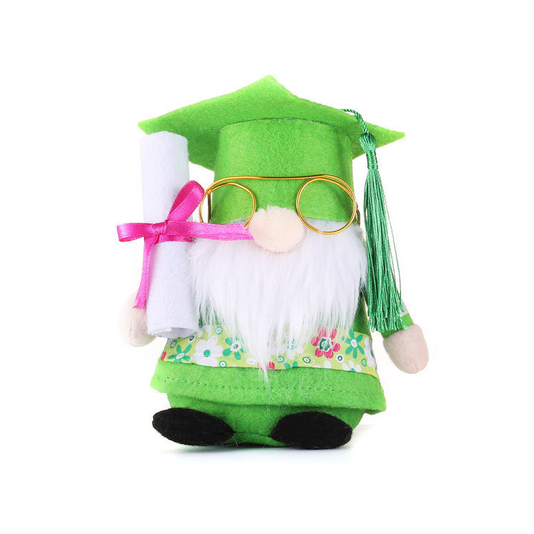 Graduation Gnome Couple Decor for Cheerful Displays