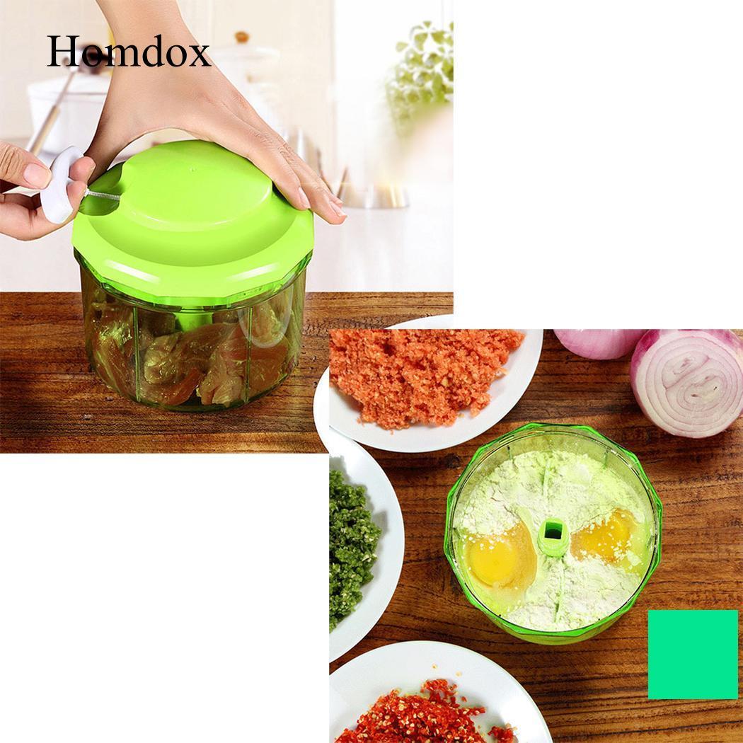 900ml Manual Meat and Garlic Mincer with Pull Cord
