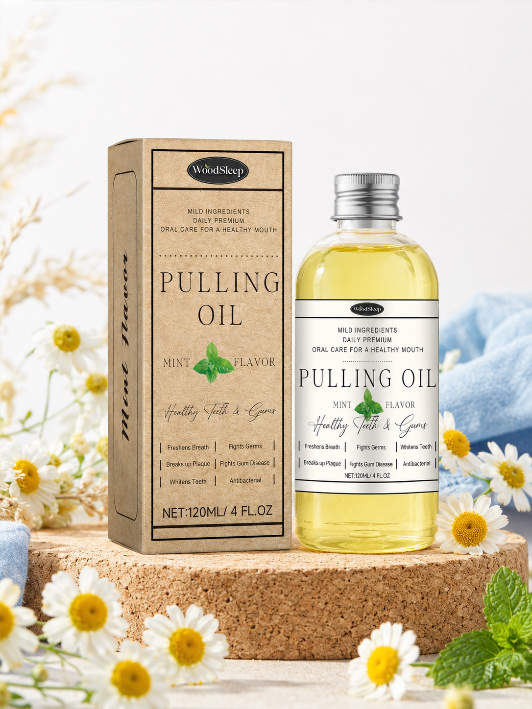 Coconut Oil Pulling Mouthwash — Fresh Breath, Whitening