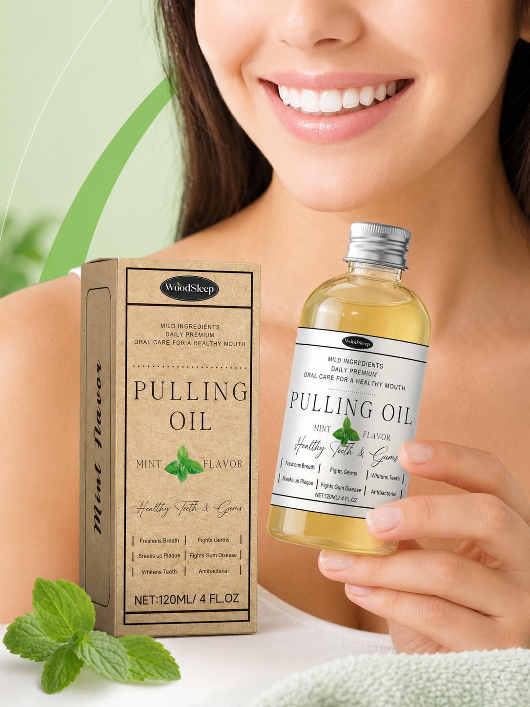 Coconut Oil Pulling Mouthwash — Fresh Breath, Whitening