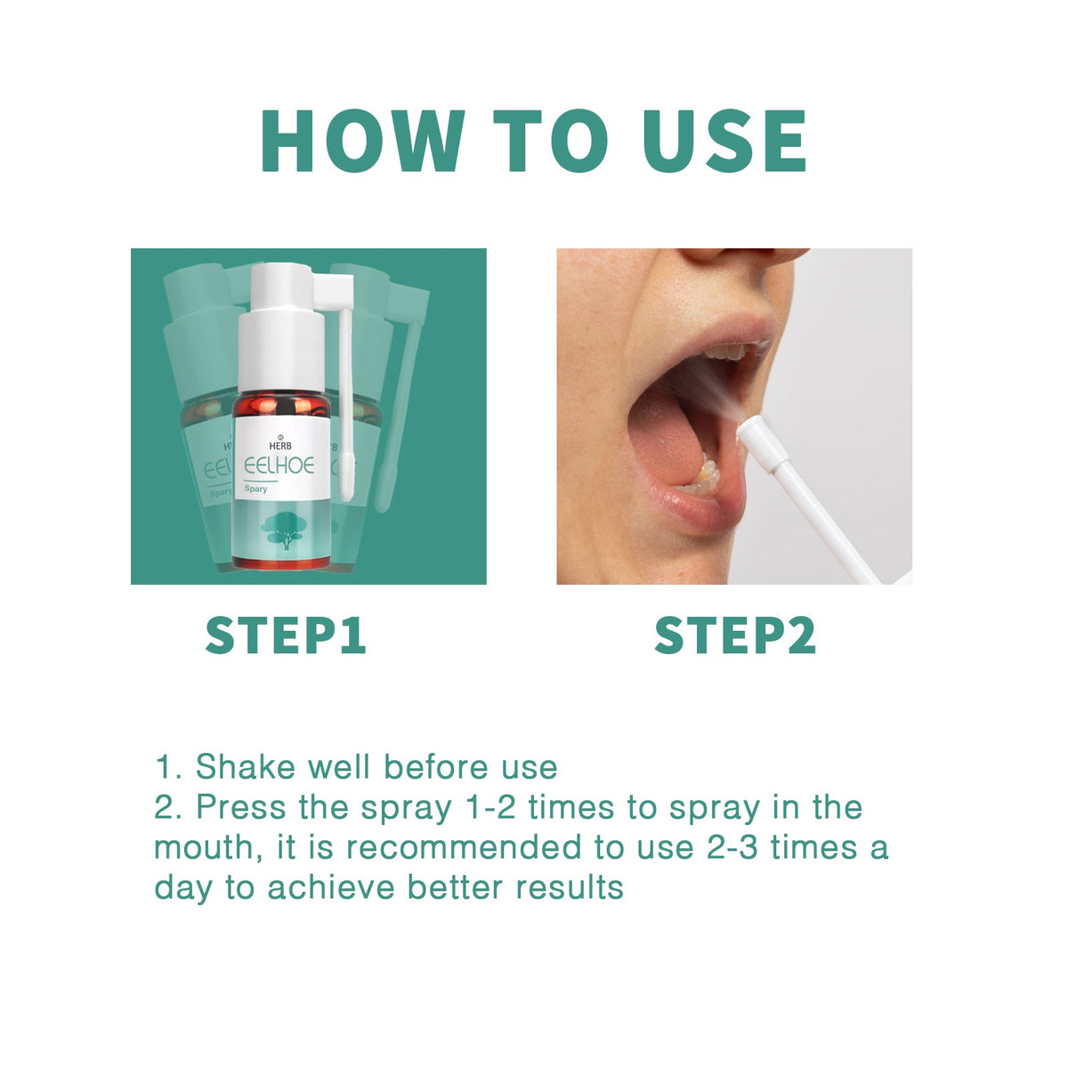 Oral Relief Spray for Mouth and Gum Irritation Care