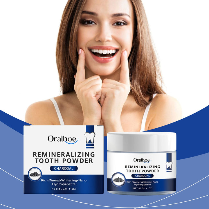 Charcoal Tooth Powder for a Brighter-Looking Smile
