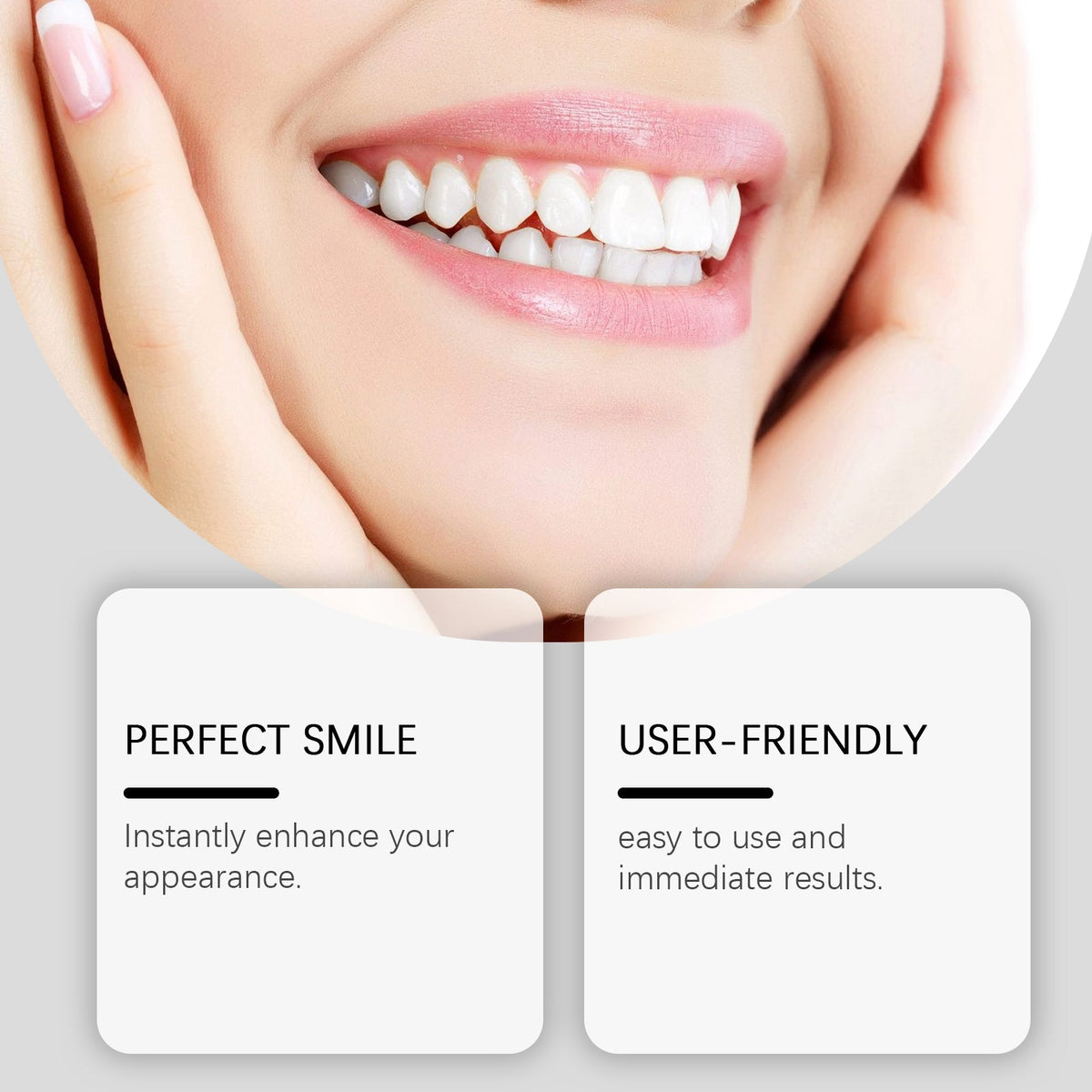 Cosmetic Denture Set for a Natural-Looking Fuller Smile