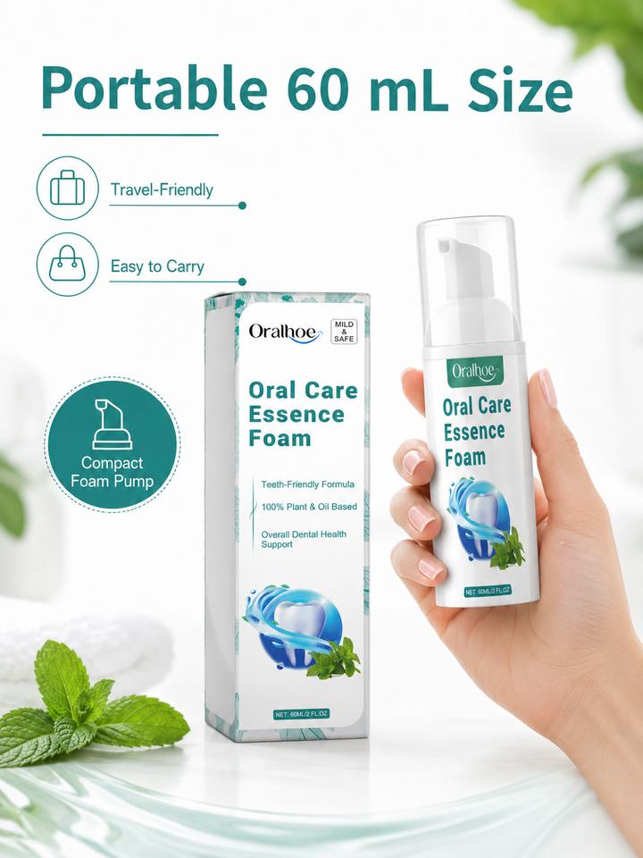 Teeth Whitening Mousse — Plant-Based Foam for a Brighter Smile