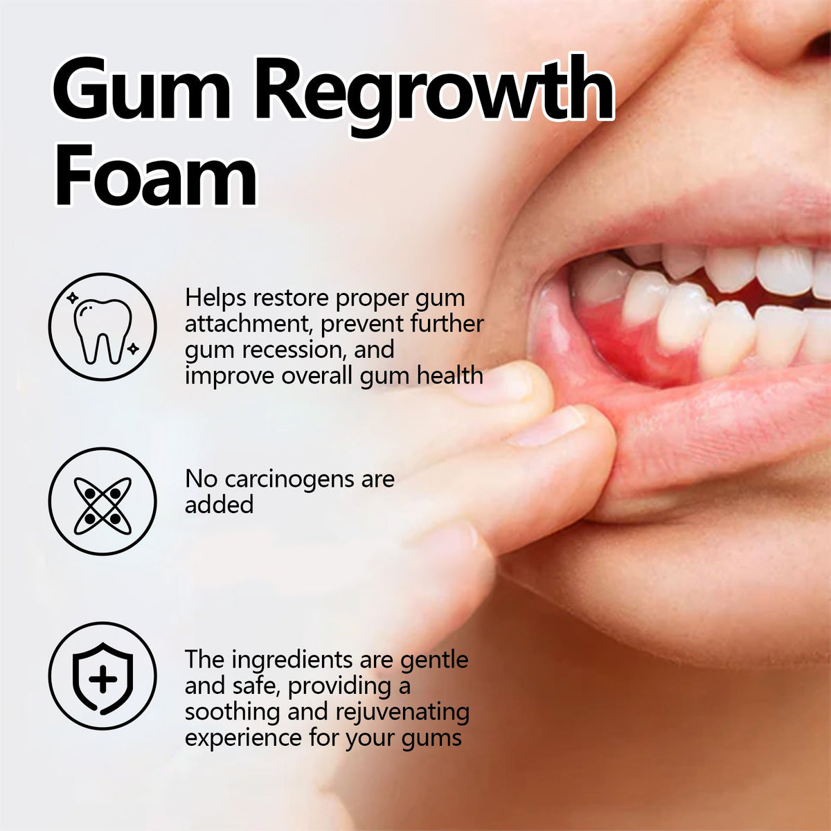 Gum Care Foam for Gum Health, Comfort & Fresh Breath