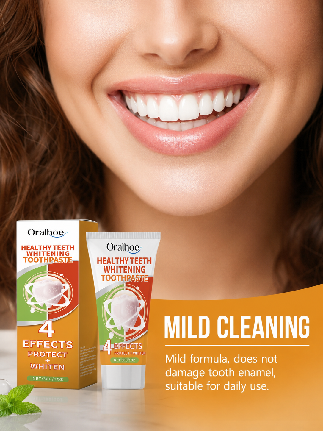 Oral Care Toothpaste — Whitening & Enamel Protection for a
