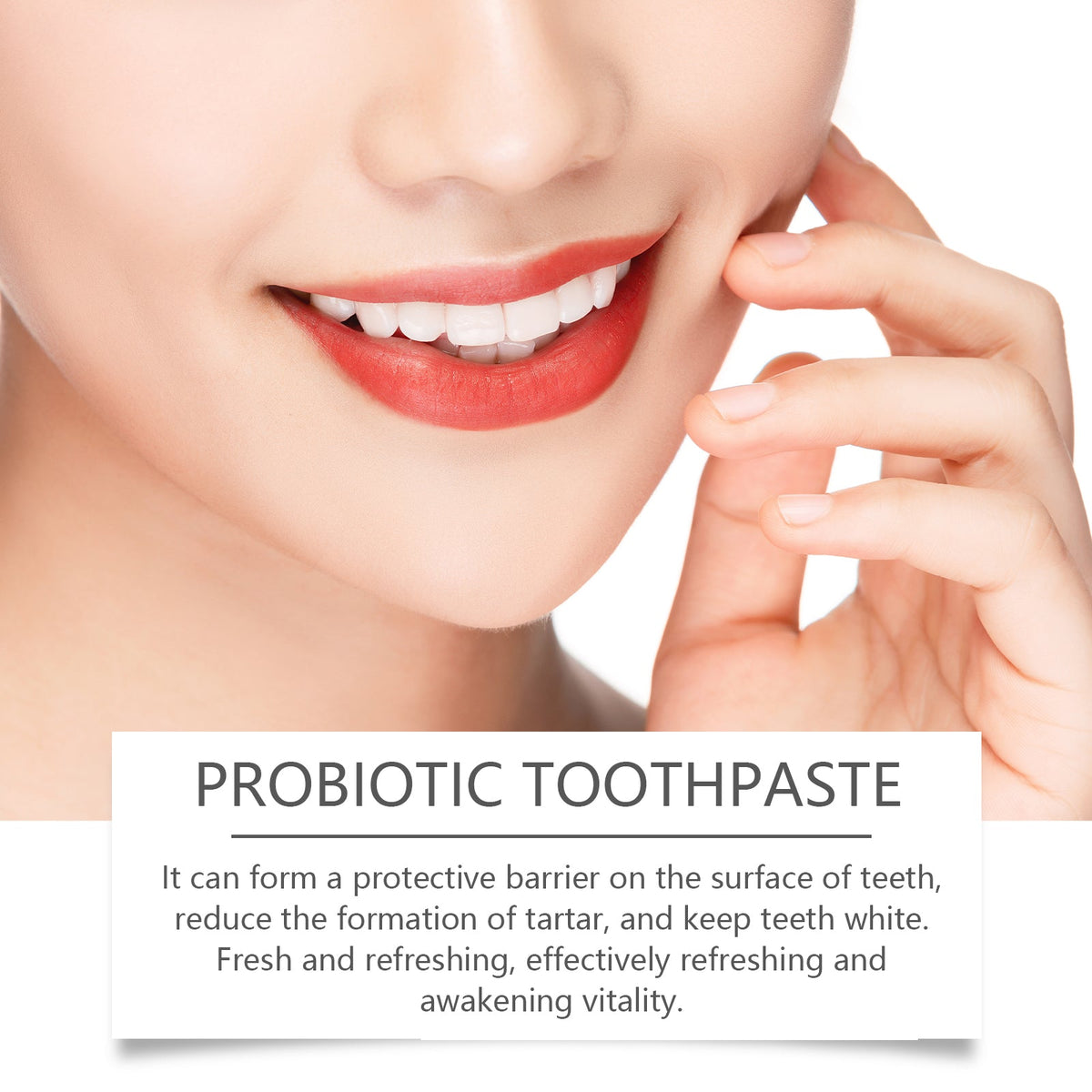Probiotic Toothpaste for Fresh Breath & Gentle Whitening
