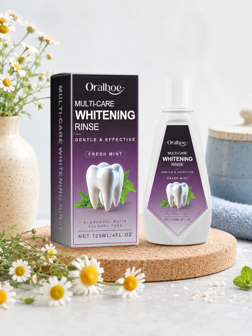 Alcohol-Free Whitening Mouthwash — Gentle Daily Rinse