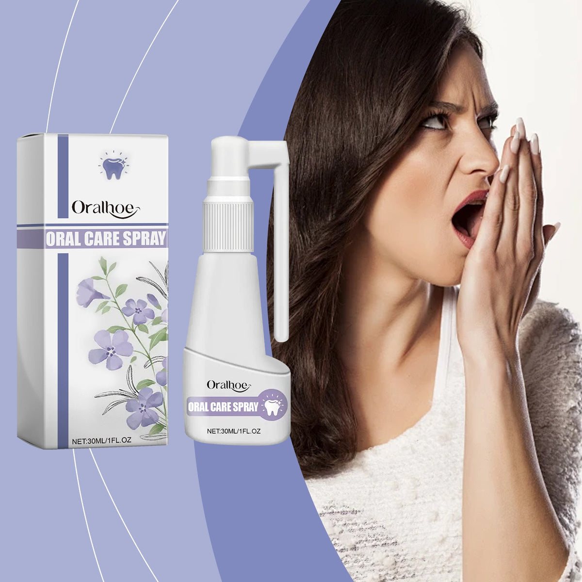Daily Oral Care Spray for Fresh Breath and Oral Comfort
