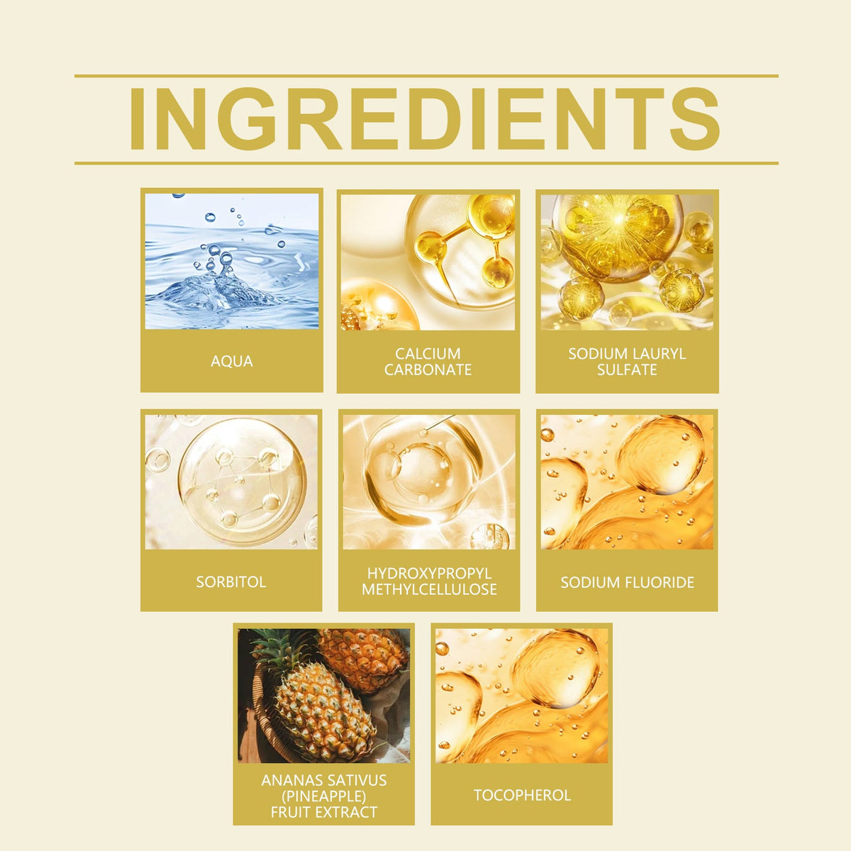 Pineapple Fluoride Toothpaste for Fresh, Clean Teeth