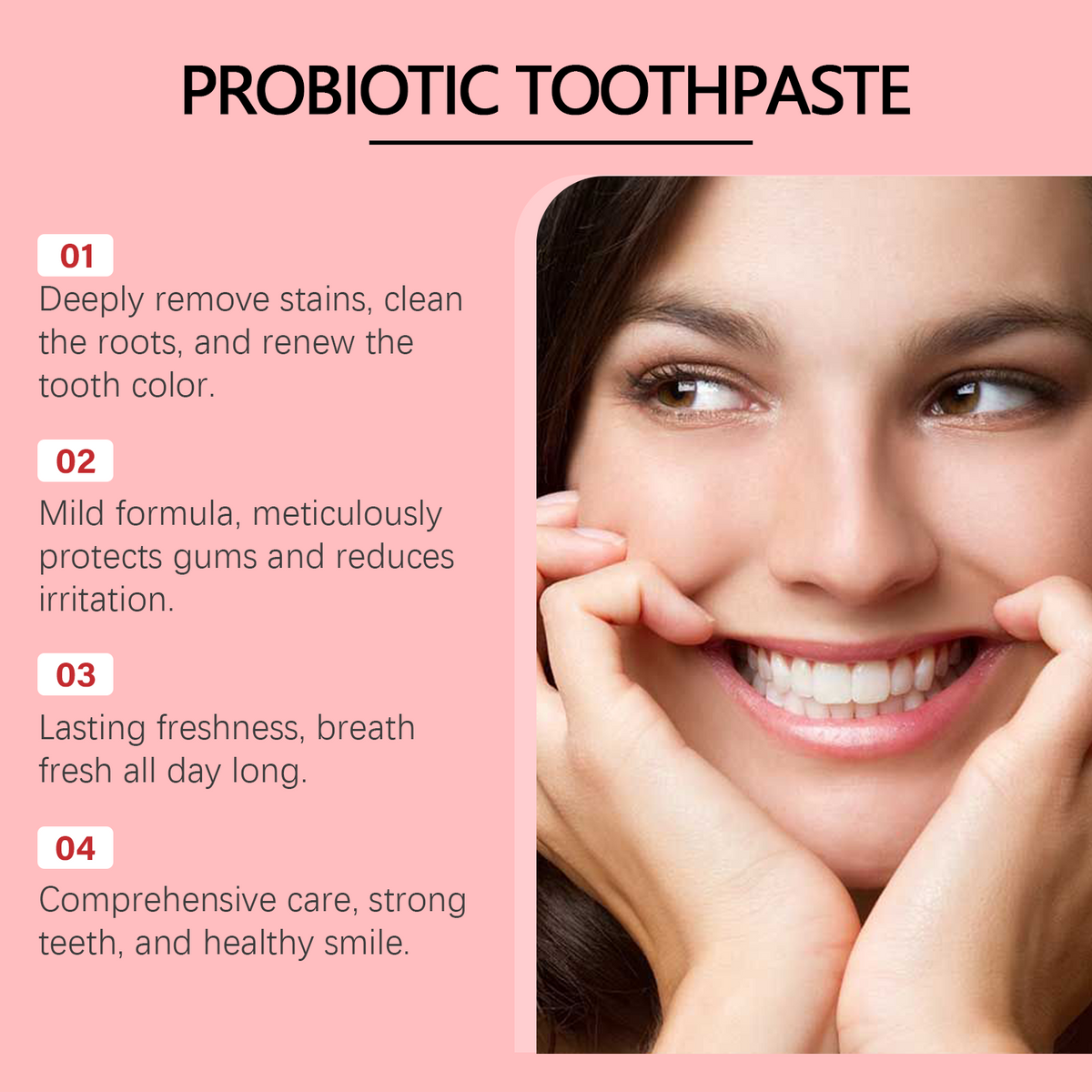 Probiotic Whitening Toothpaste for Gentle Gum Care