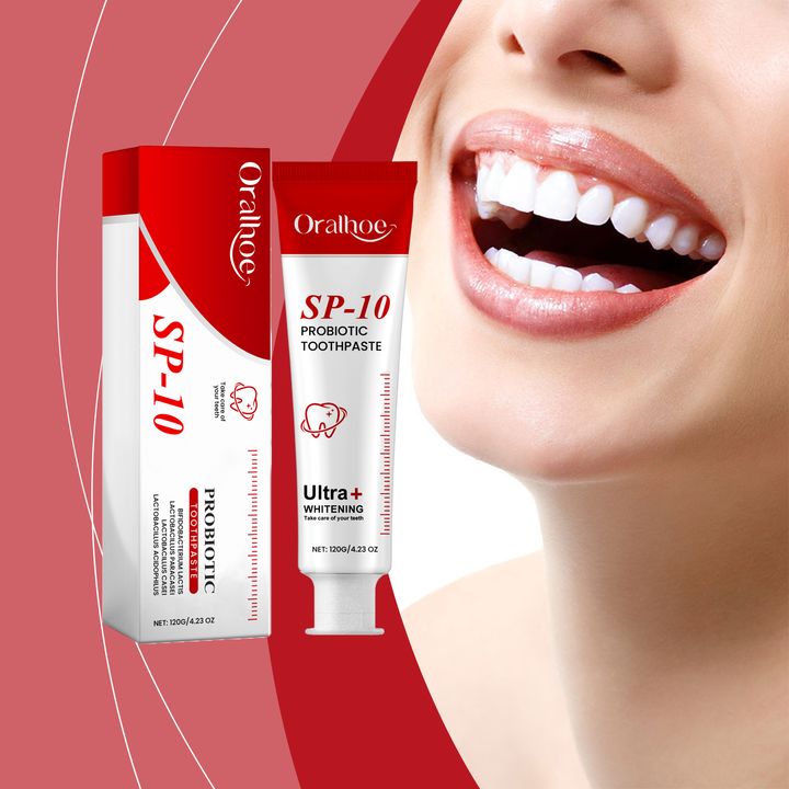 Probiotic Whitening Toothpaste for Cleaner-Looking Teeth