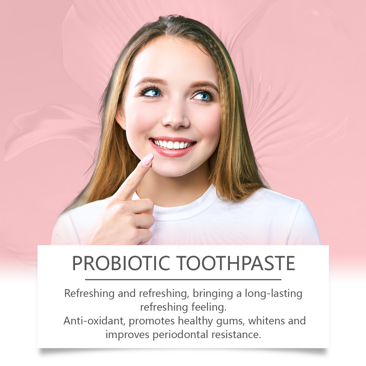 Probiotic Whitening Toothpaste for Fresh, Clean Breath