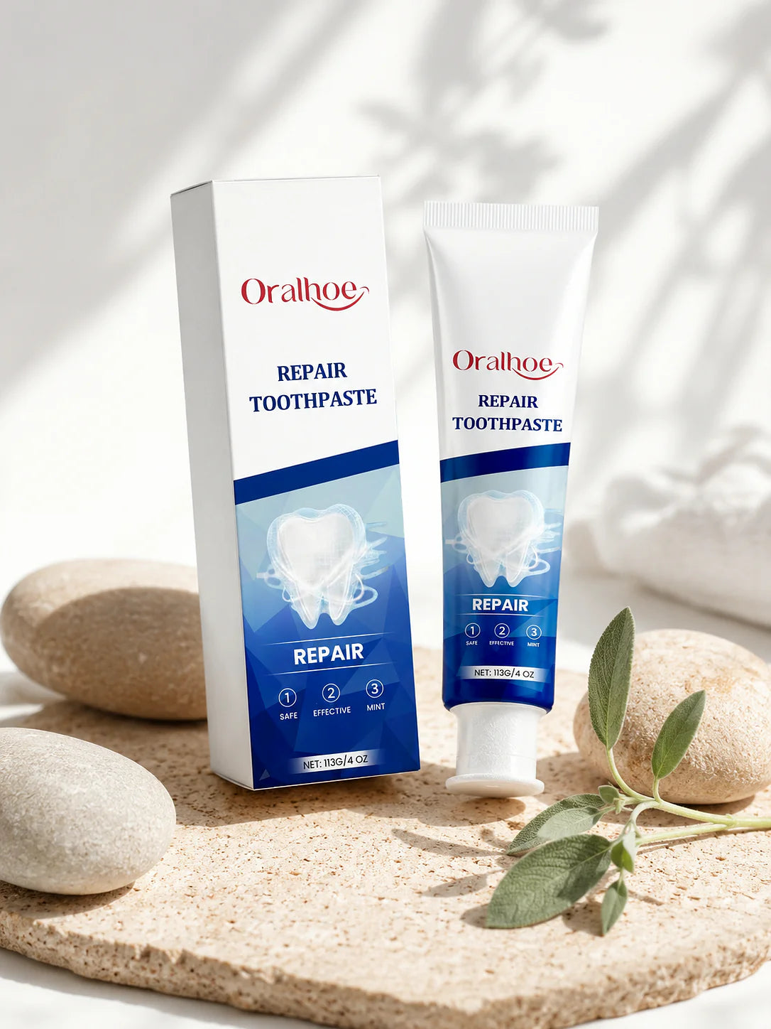 Gentle Clean Toothpaste — Soothe Sensitive Teeth & Protect